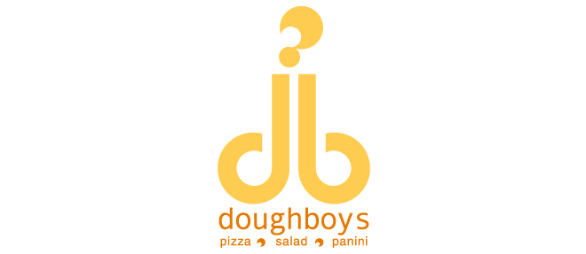 doughboys pizza salad failed logo