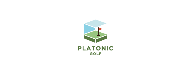 golf sports logo design