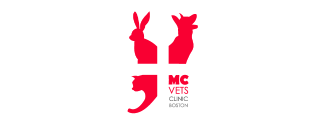 14 pet veterinary animal logo