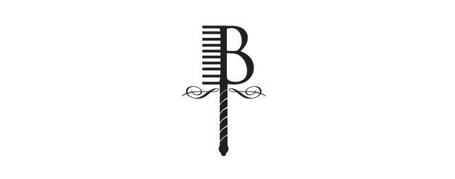 19 salon barber logo design