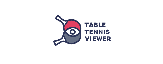 table tennis logo design