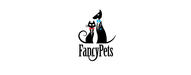 2 pet veterinary animal logo