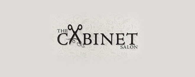 35 salon barber logo design