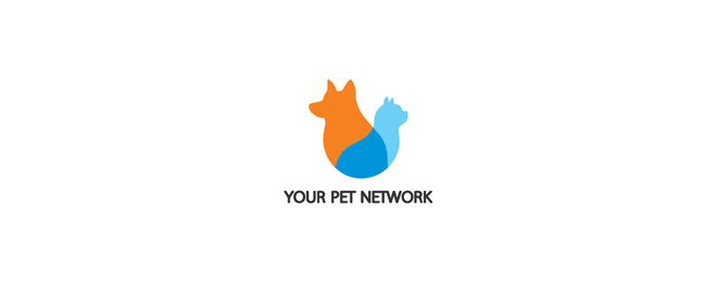 4 pet veterinary animal logo