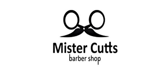 4 salon barber logo design