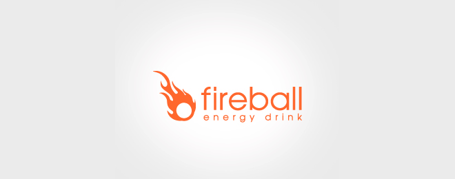 fire ball sports logo design