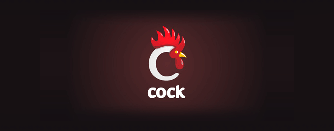 cock rooster logo design