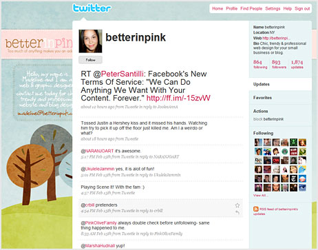 40 Beautiful Twitter Page Themes