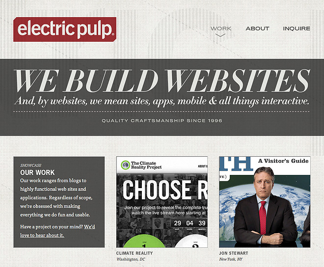 50 Creative Html5 Websites Design examples from Top Designers - part 3