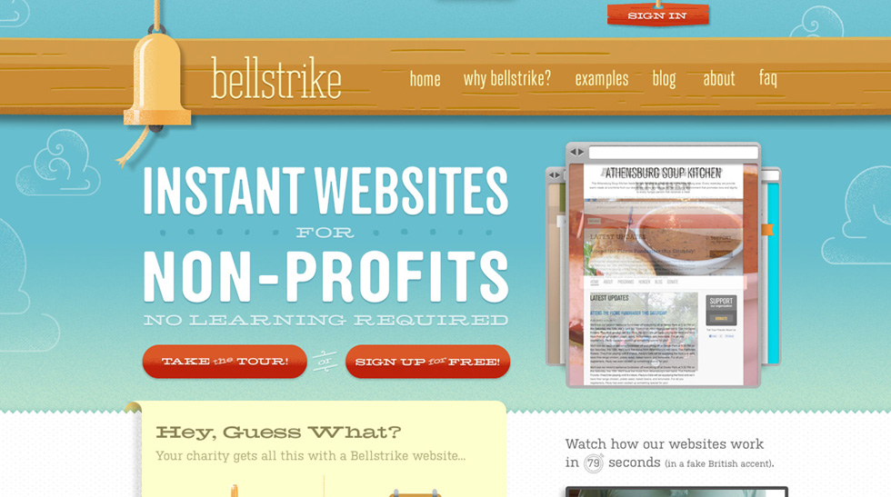 Bellstrike ( 25 Beautiful Web design examples )