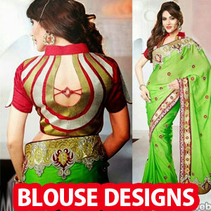 50 Different types of Blouse Designs Patterns - Designer Saree Blouses