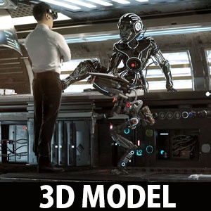 Excellent 3D Robot Model Designs - The Inventor by Stuart Lynch