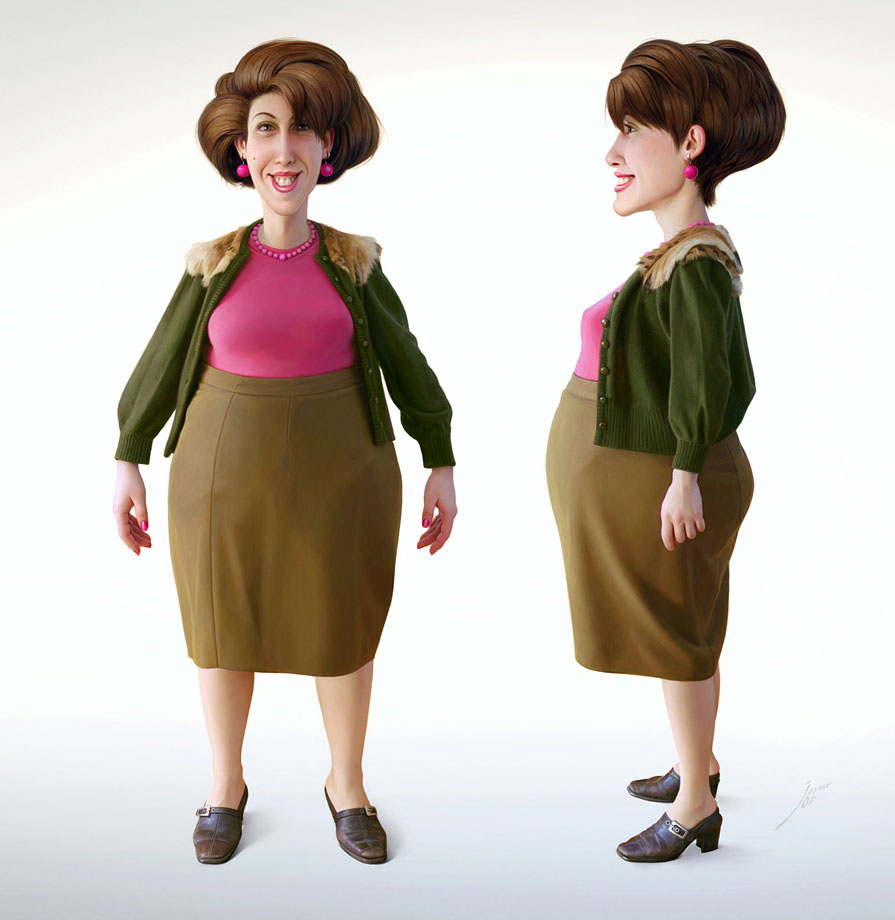 25 Creative and Beautiful 3d Cartoon Character Designs examples