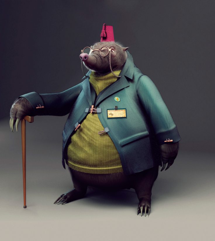 50 Funny Cartoon Characters and 3D Models Design inspiration