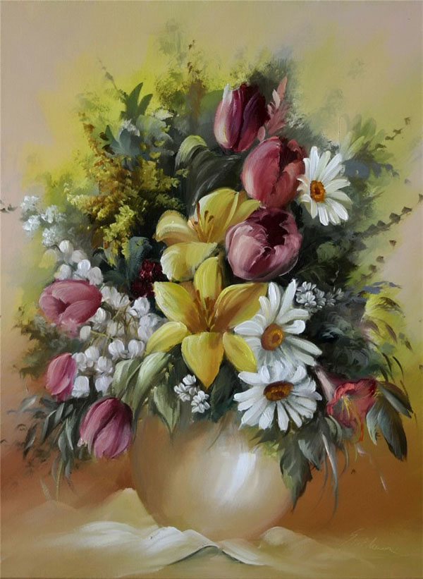 bouquets painting by szechenyi szidonia 4