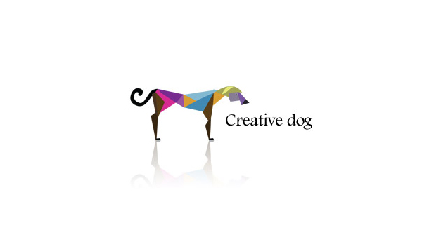Creative dog logo