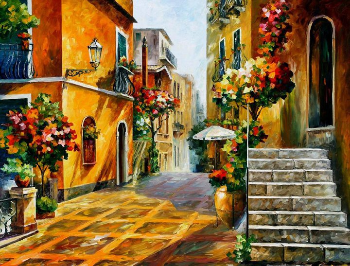 colorful painting best beautiful leonid afremov vivid colored oil acrylic water color (1)
