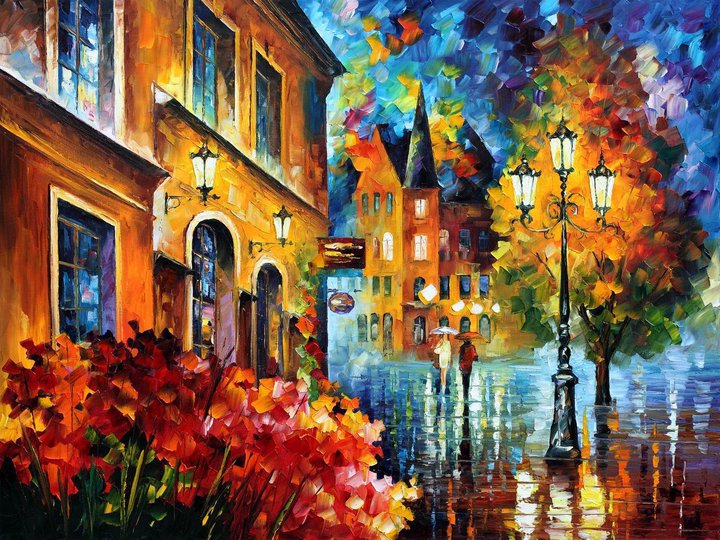 colorful painting best beautiful leonid afremov vivid colored oil acrylic water color (4)