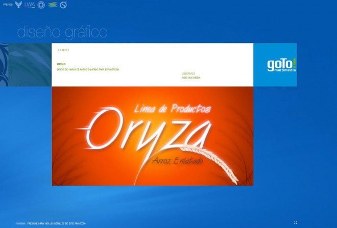 oryza homepage
