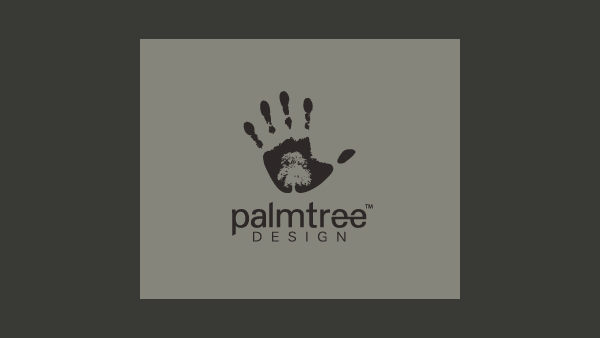 palm tree design logo