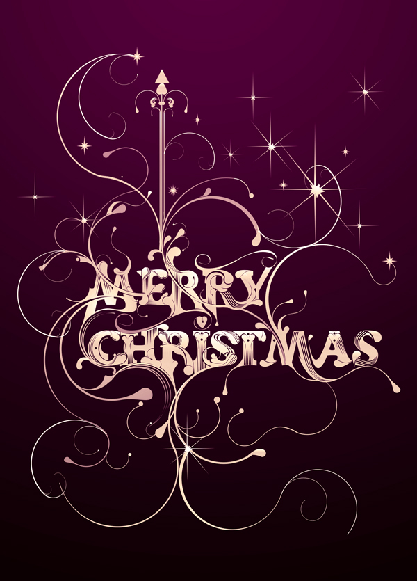 merry christmas greeting card 2