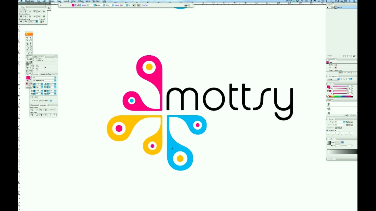 Logo Design Tutorial - Mooty logo