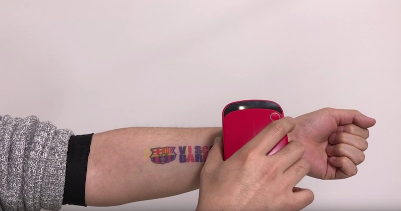 Stunning tattoos in few seconds by Prinker