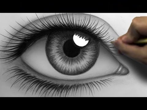 How to Draw a Realistic Eye (Time Lapse)