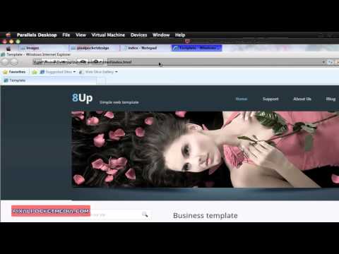 Web Design Tutorial: How to edit a free template