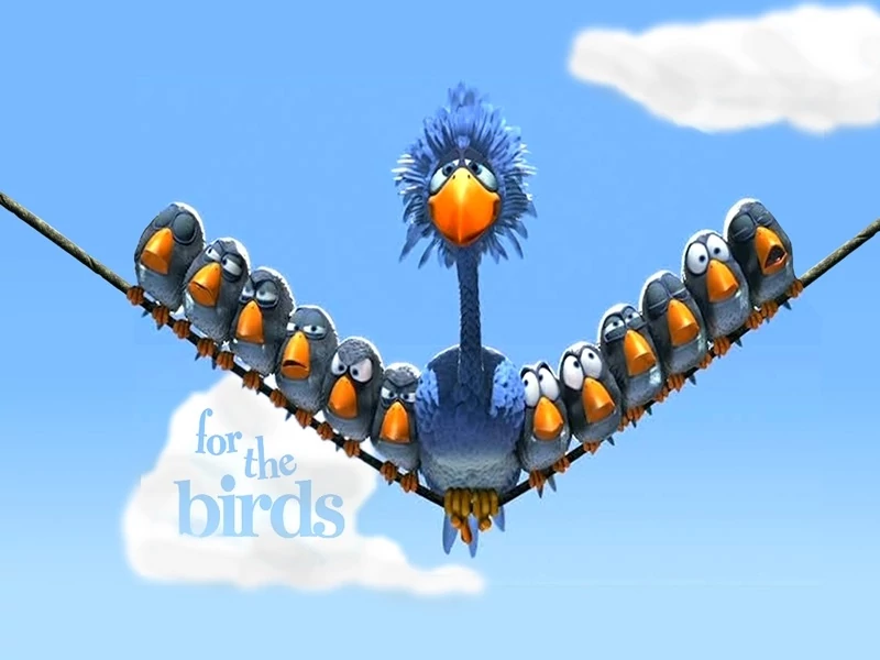 3D Funny Animated Short - Birds on a Wire