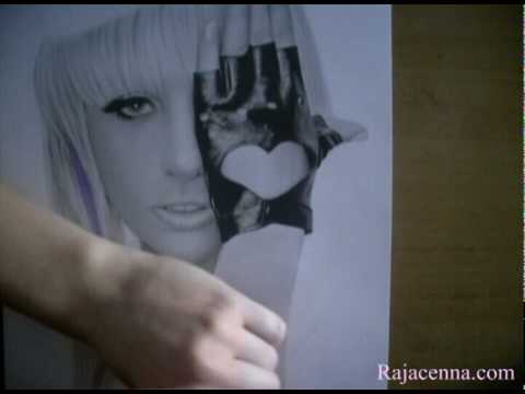 Rajacenna drawing Lady Gaga