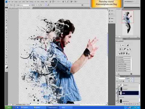 Photoshop tutorial on dispersion effect