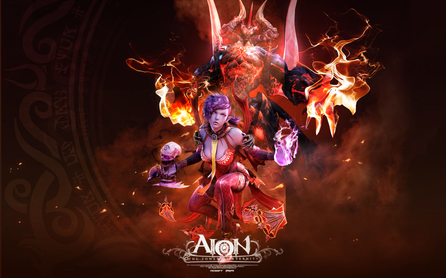 3d game fantasy character aion by jungwon park