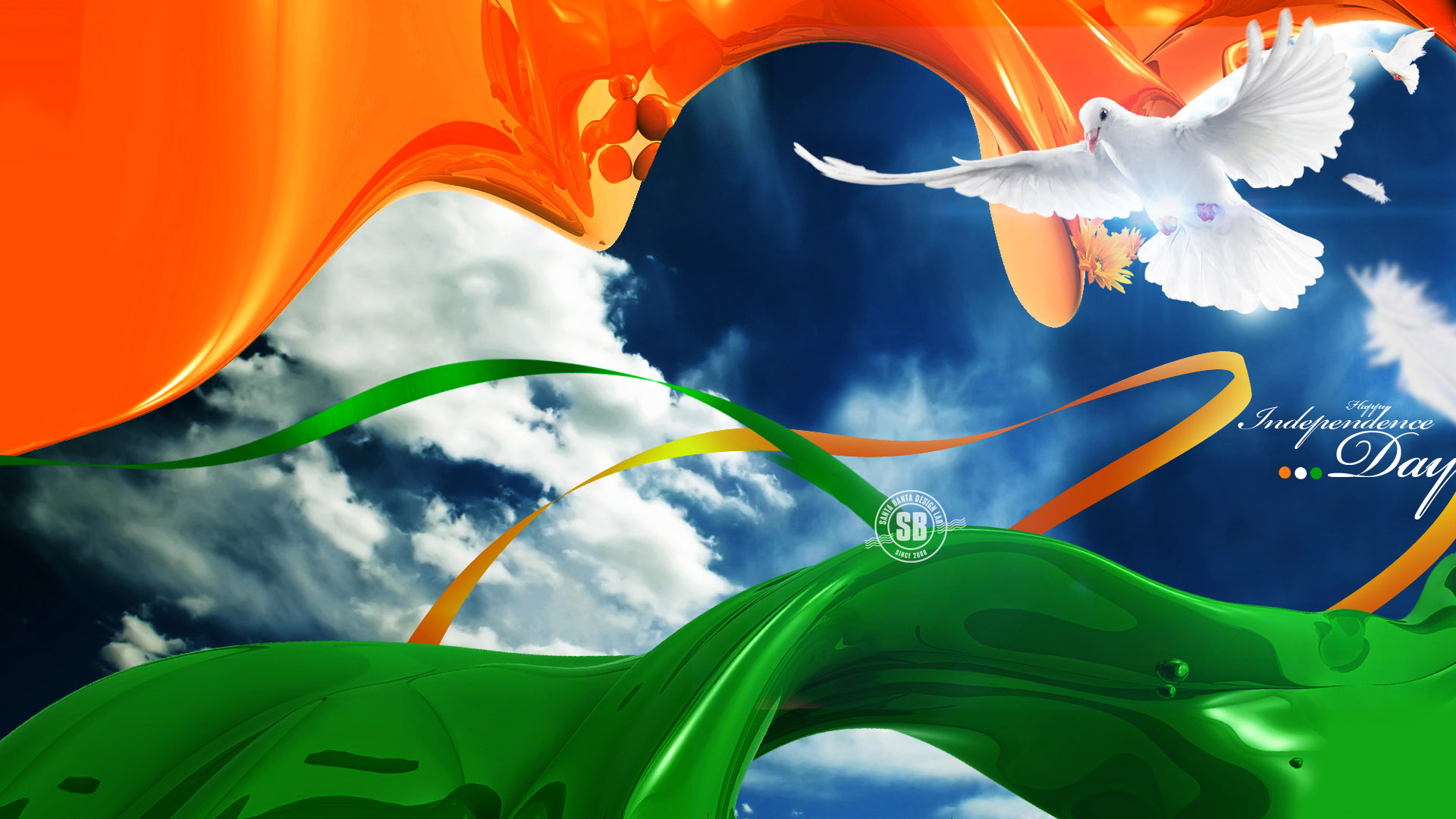 Free Vector | Beautiful indian independence day card background