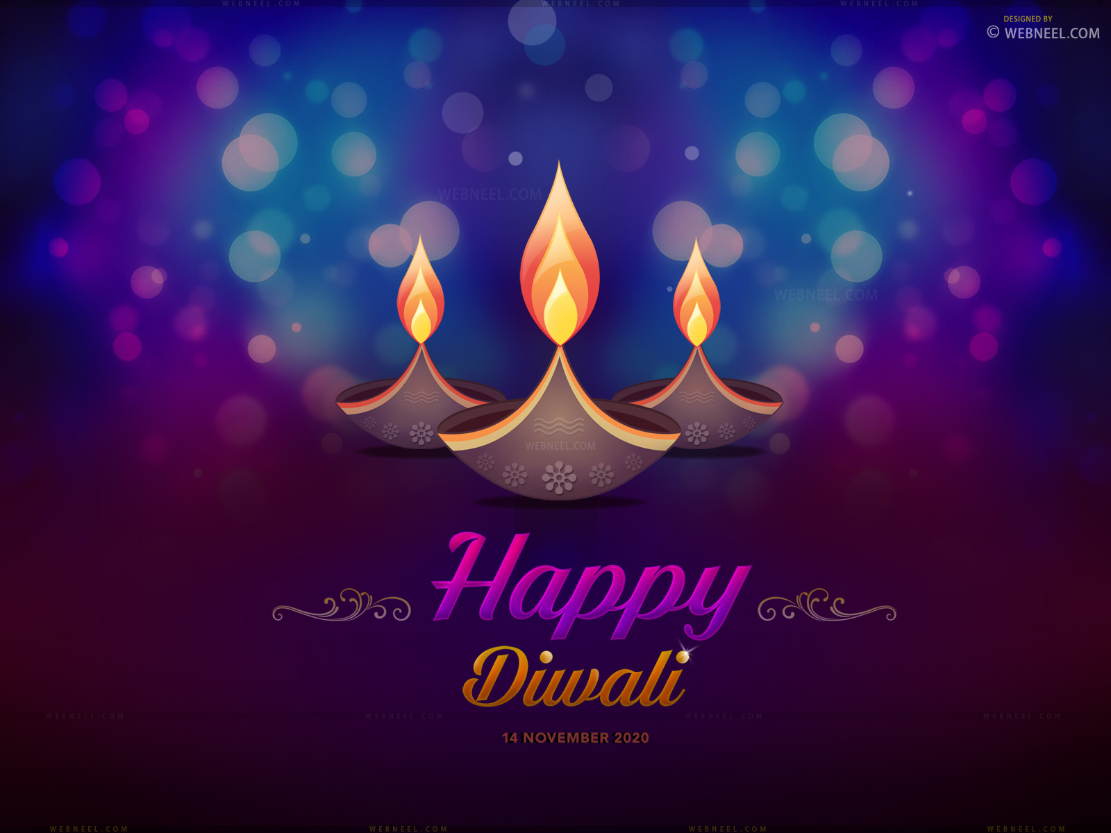 Happy Diwali Background Wallpaper Greeting Card Stock Illustration  1526284976  Shutterstock