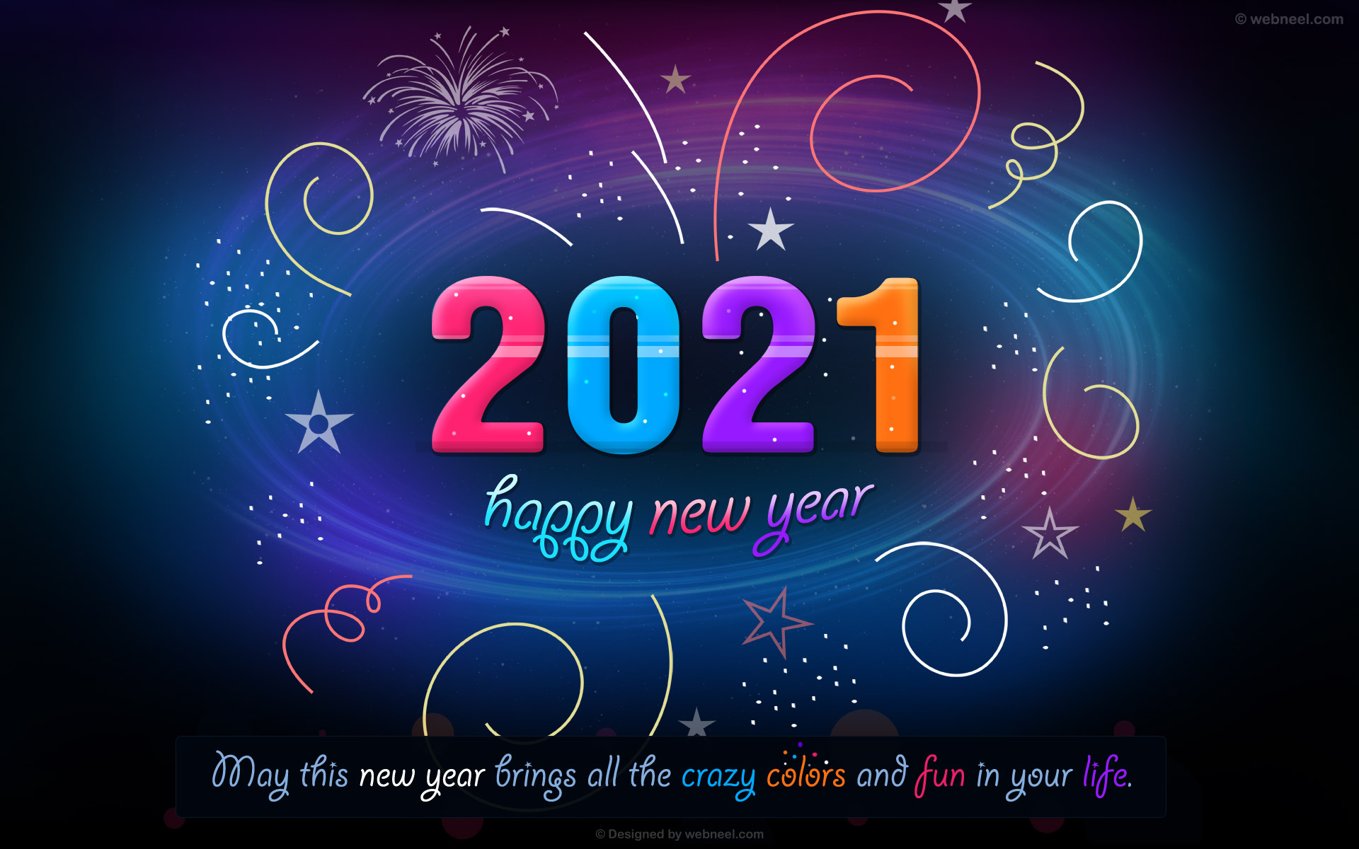 Happy New Year 2021 Wallpaper Desktop Image ID 15