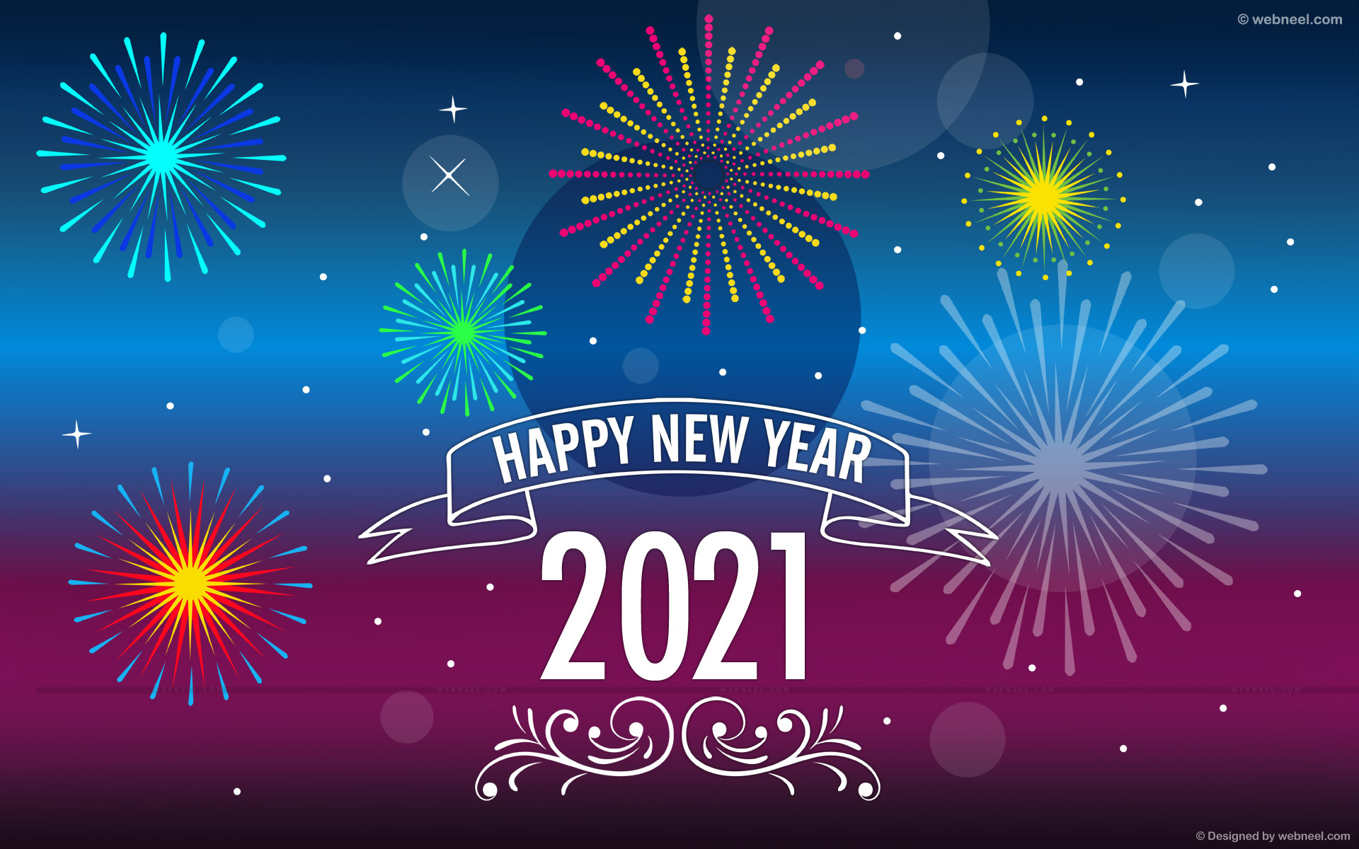 new year wallpaper night fireworks 2021