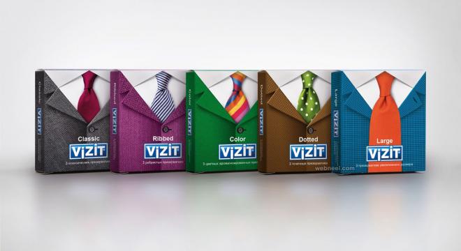 vizit condom packaging design idea