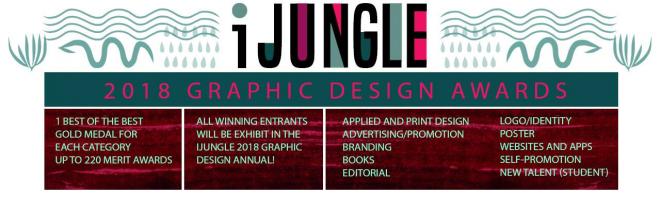 ijungle graphic design award poster