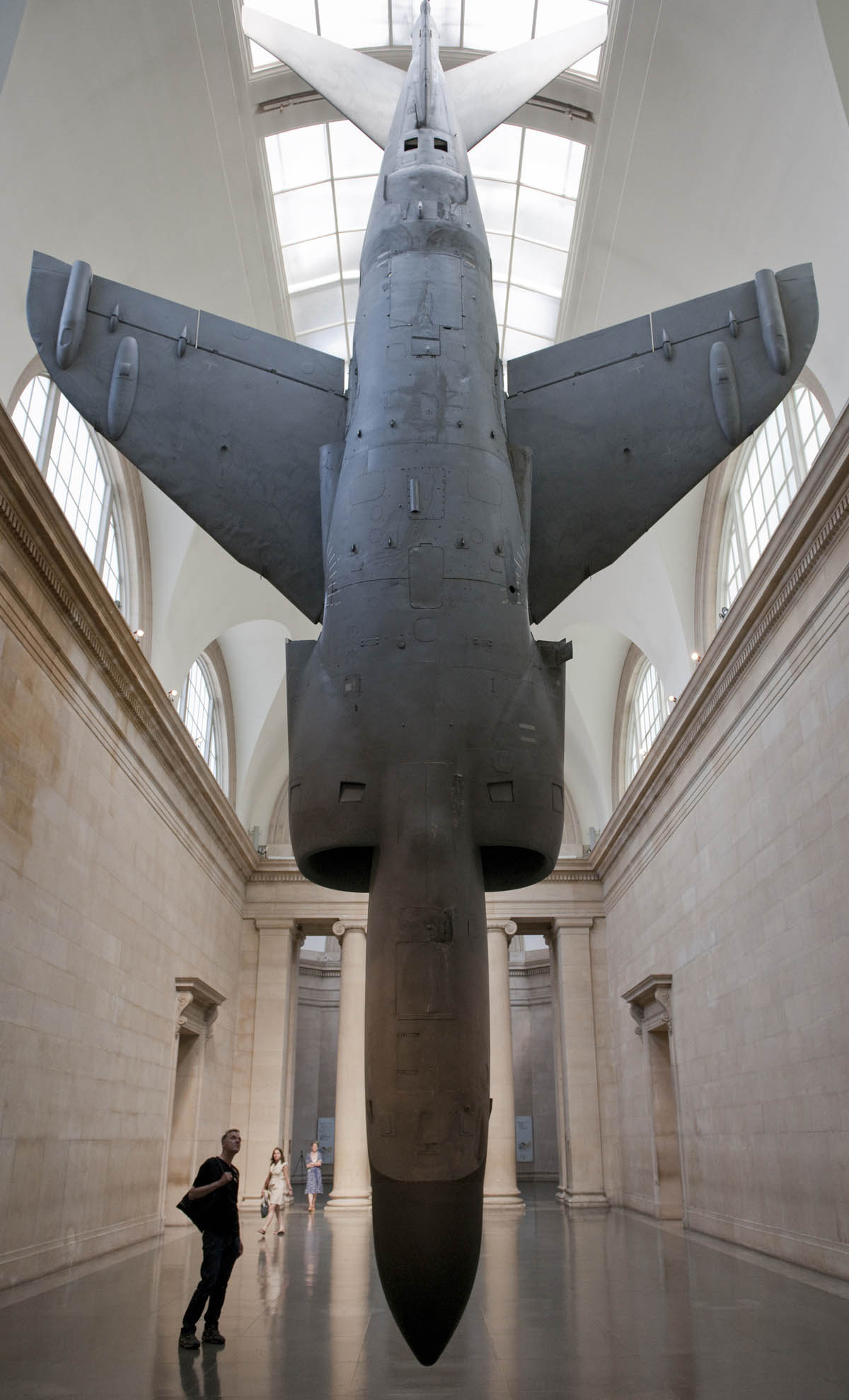 6 airplane art installation by fiona banner