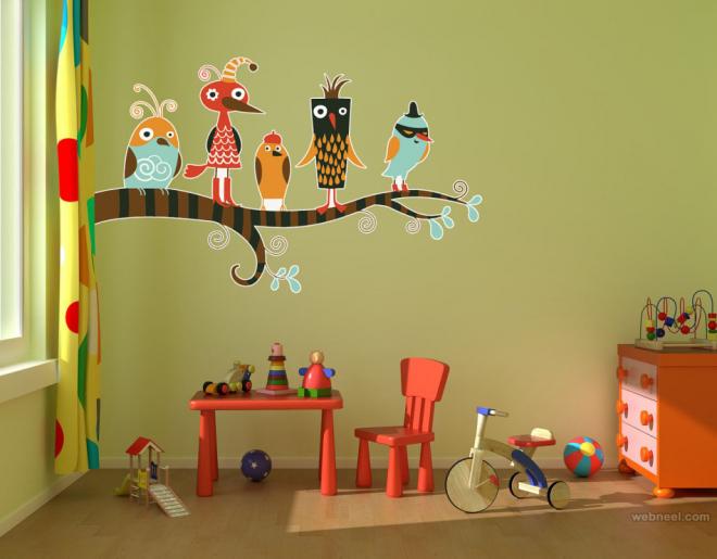 wall art ideas kids room idea