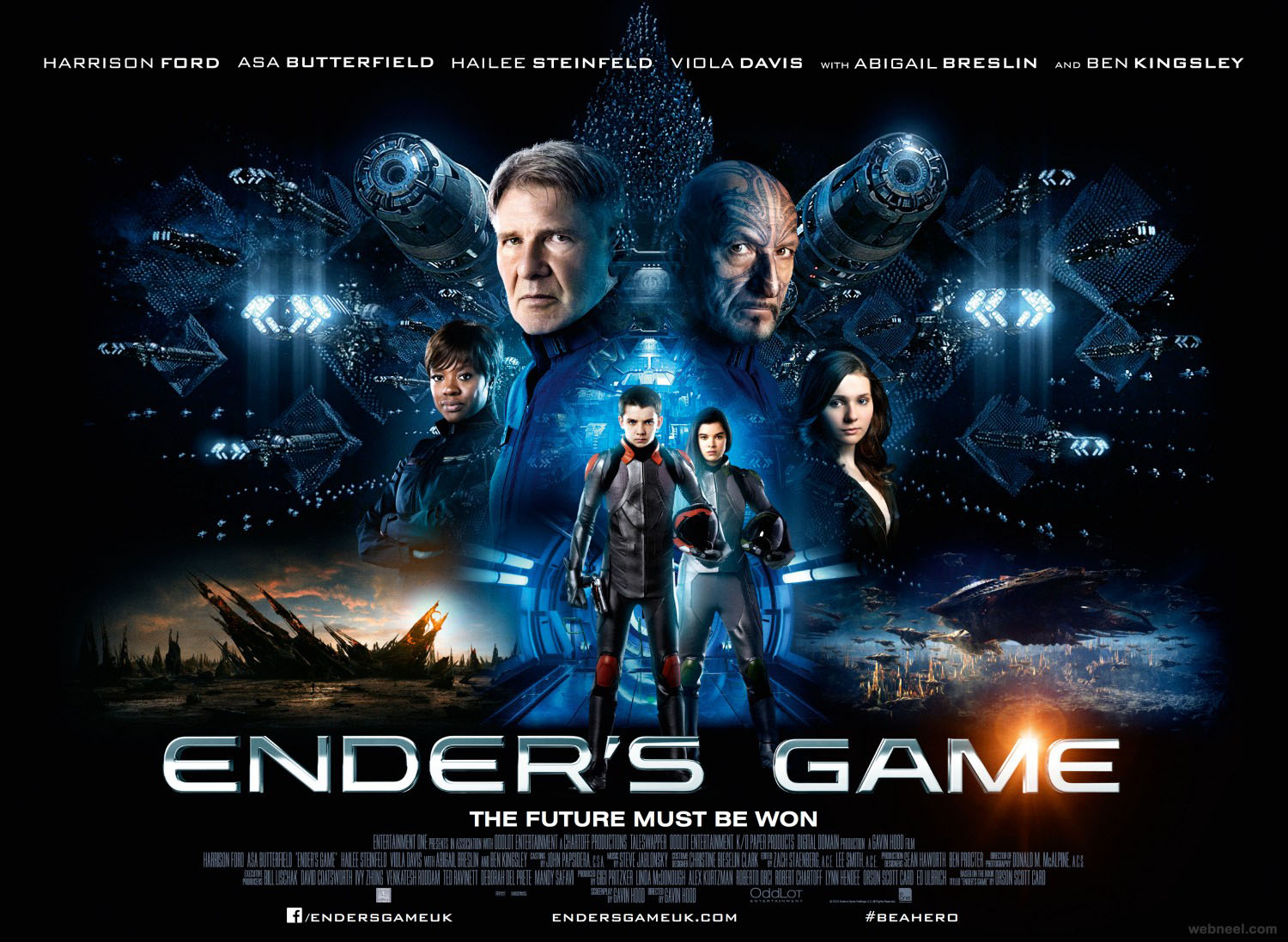 10 enders game movie poster designs