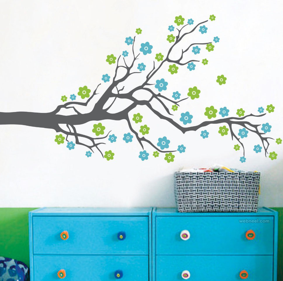 11 tree wall decals stickers