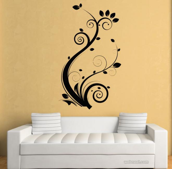 floral wall decals