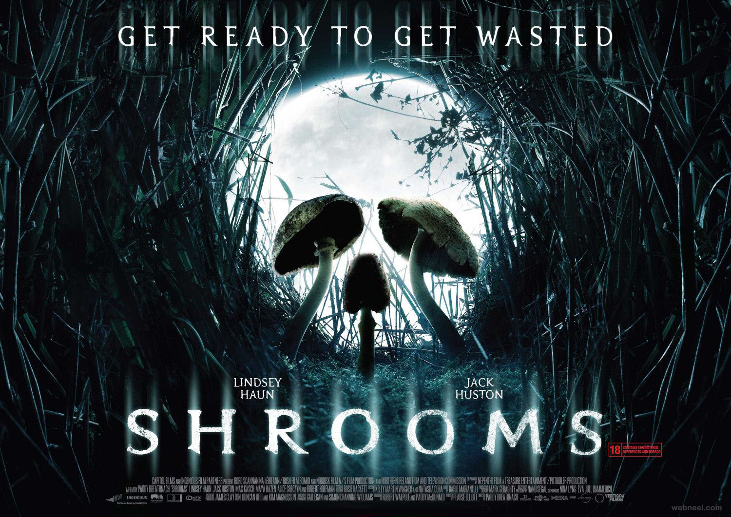 17 shrooms brilliant movie poster design