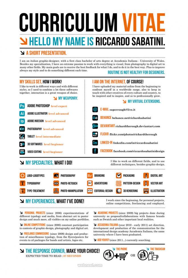 brilliant resume design samples