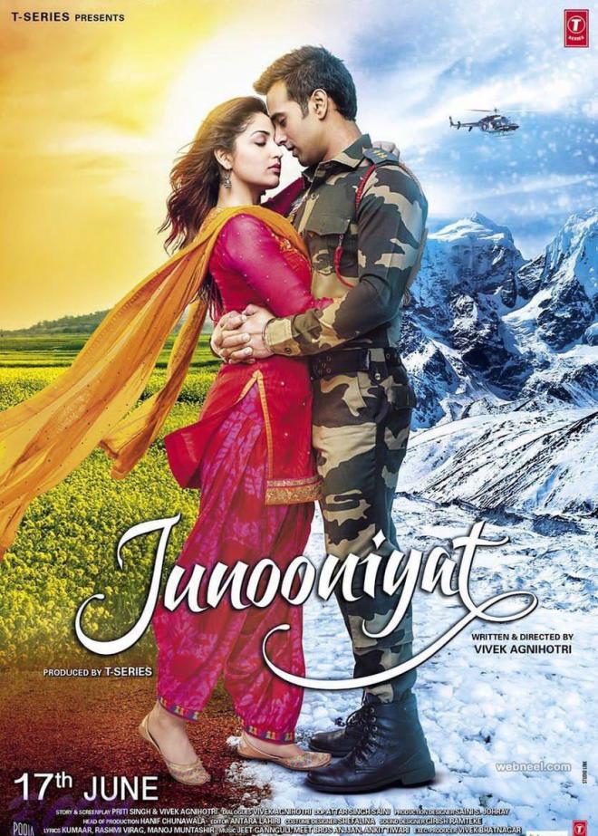 junooniyat beautiful movie poster designs