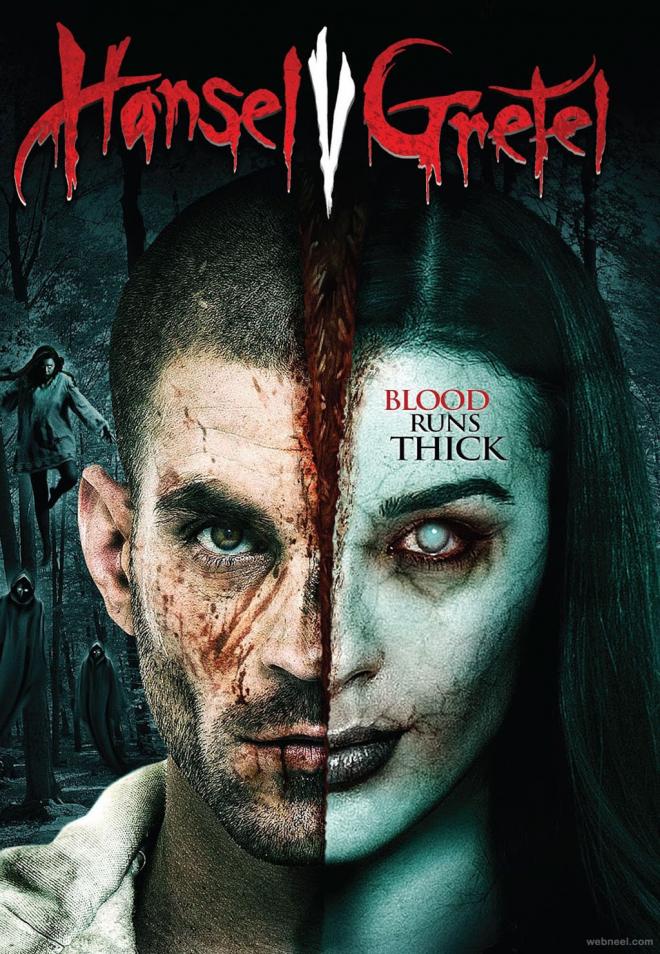 hansel vs gretel movie poster design