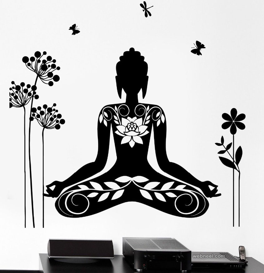21 buddha wall art ideas decals