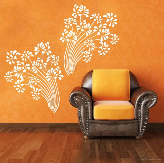 flower wall decals